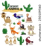 Desert Animal Vector Set