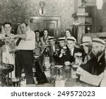 Men enjoying 3.2% beer on the 4th of July in Bangor, Maine, 1933.