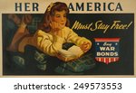American Ww2 Poster. 'her...