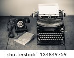 Vintage Typewriter  Telephone ...