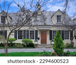 Small photo of Cape Cod style house with dormer windows