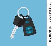 car key and alarm system.... | Shutterstock .eps vector #1034145676