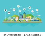 innovation eco friendly... | Shutterstock .eps vector #1716428863