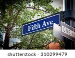 Fifth Avenue Street Sign