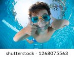 Underwater Young Boy Fun In The ...