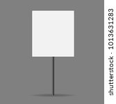white sign. vector illustration | Shutterstock .eps vector #1013631283
