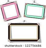 modern frame  vector... | Shutterstock .eps vector #122756686