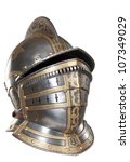Iron Helmet Of The Medieval...