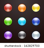 colorful vector glass drop'and... | Shutterstock .eps vector #162829703