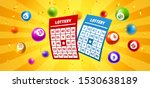 lottery colored number balls... | Shutterstock .eps vector #1530638189