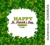 saint patricks day vector... | Shutterstock .eps vector #256808656