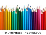 Color pencils isolated on white ...