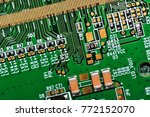 Blurred close up of electronic circuit board | Free backgrounds and ...