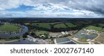 Small photo of aerial panoramic view of Desborough Island Water Works treatment plant in shepperton uk