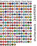 list of countries in the world  ... | Shutterstock . vector #266490983
