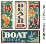 Vintage Summer Holiday Signs....