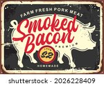 smoked bacon retro butchery... | Shutterstock .eps vector #2026228409