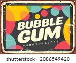 bubblegum retro advertising... | Shutterstock .eps vector #2086549420