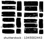 grunge paint roller . vector... | Shutterstock .eps vector #1345002443