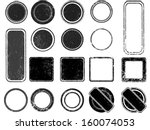set of grunge stamp   | Shutterstock .eps vector #160074053