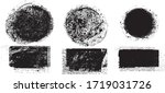 grunge post stamps collection ... | Shutterstock .eps vector #1719031726