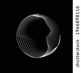 lines in circle form . spiral... | Shutterstock .eps vector #1966898116