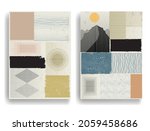 modern layout with minimalist... | Shutterstock .eps vector #2059458686