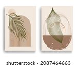 modern poster with minimalist... | Shutterstock .eps vector #2087464663