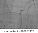 grunge halftone dots vector... | Shutterstock .eps vector #308287196