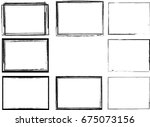 vector frames. rectangles for... | Shutterstock .eps vector #675073156