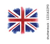 Watercolor British Flag