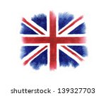Watercolor British Flag