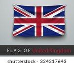 Flag Of United Kingdom Battered ...