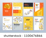 brochure cover design and flyer ... | Shutterstock .eps vector #1100676866