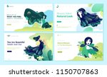 set of web page design... | Shutterstock .eps vector #1150707863