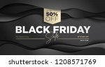 black friday sale banner.... | Shutterstock .eps vector #1208571769