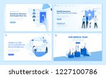 web page templates collection... | Shutterstock .eps vector #1227100786