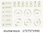 set of labels and badges for... | Shutterstock .eps vector #1727571940