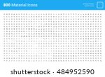 material design pixel perfect... | Shutterstock .eps vector #484952590