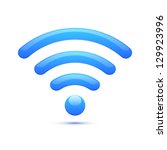 wifi icon  abstracts | Shutterstock .eps vector #129923996