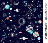 space galaxy constellation... | Shutterstock .eps vector #1008264640