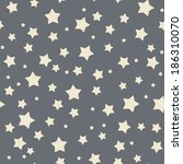 seamless stars pattern | Shutterstock .eps vector #186310070