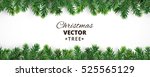banner with vector christmas... | Shutterstock .eps vector #525565129