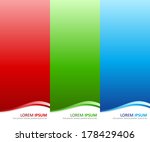 vector collection of banners | Shutterstock .eps vector #178429406