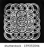 black and white circles in... | Shutterstock . vector #159352046