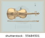 Violin Drawing  Music Instrument