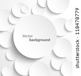 paper circle banner with drop... | Shutterstock .eps vector #118478779