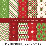 10 Different Christmas Seamless ...