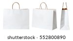 White Paper Shopping Bags...