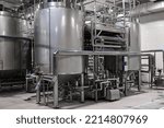 Small photo of Reservoir in workshop of heat-treated milk products plant